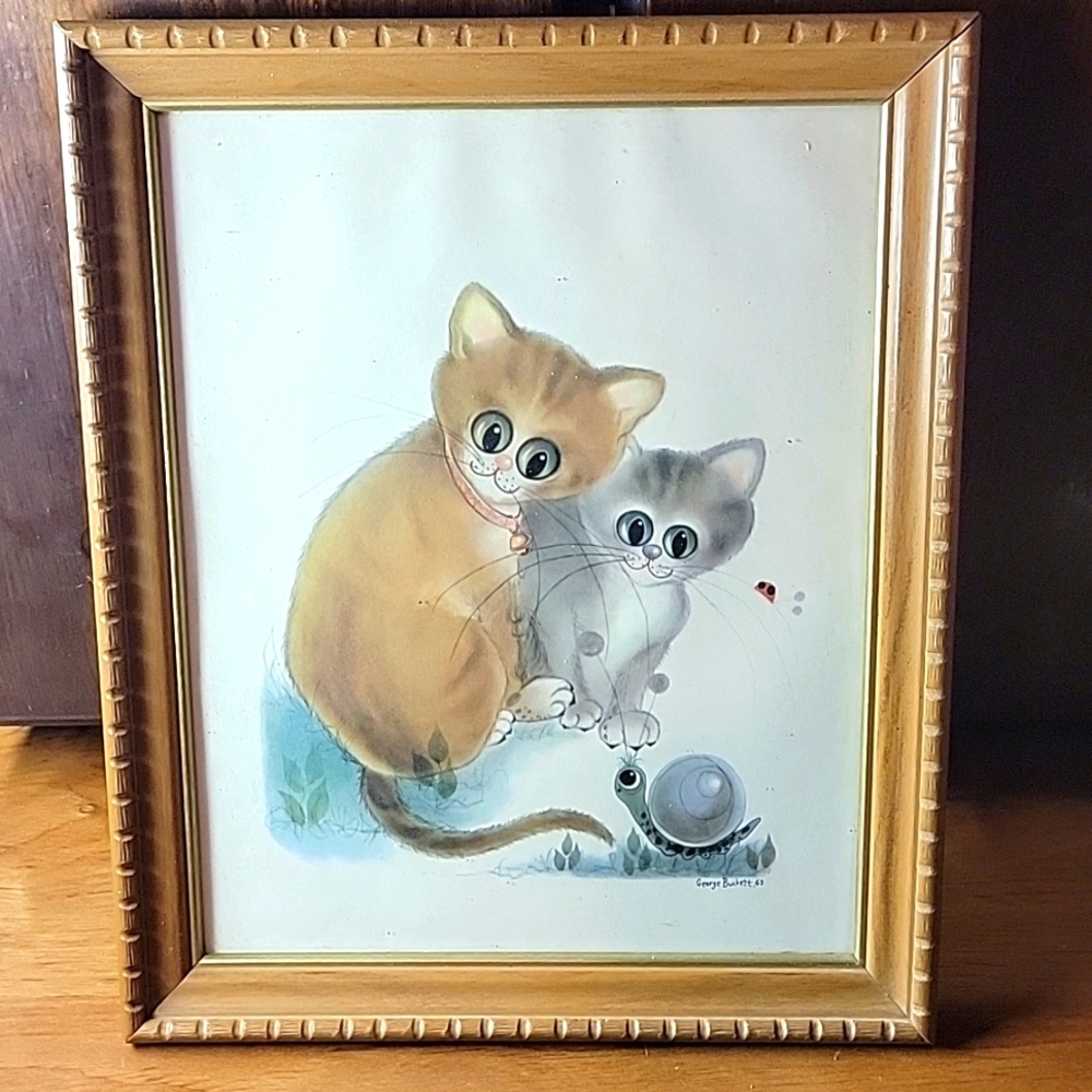 Big Eye Cat Print